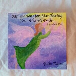 Affirmations For Manifesting Your Hearts Desire By Julie Dane Cards